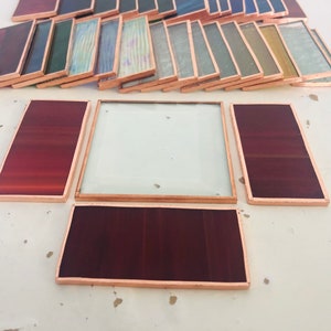 Pre Cut and Foiled Stained Glass Rectangles Variety Pack image 2