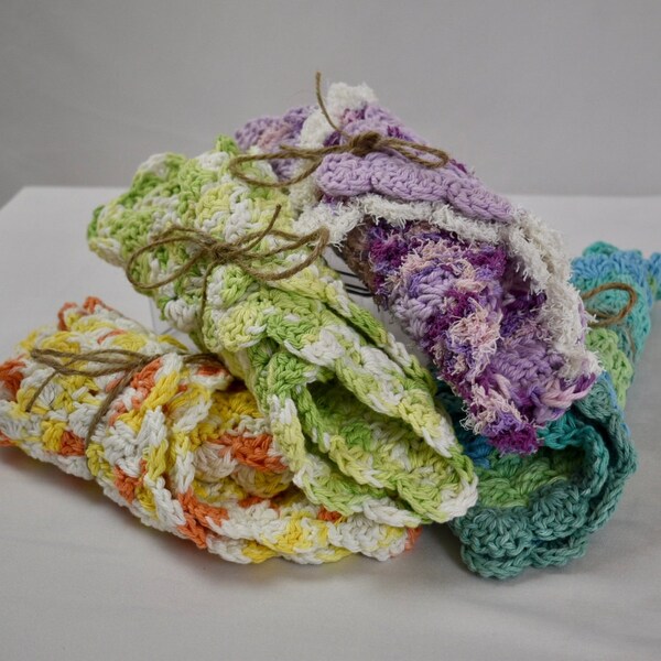 Crochet Washcloth Etsy