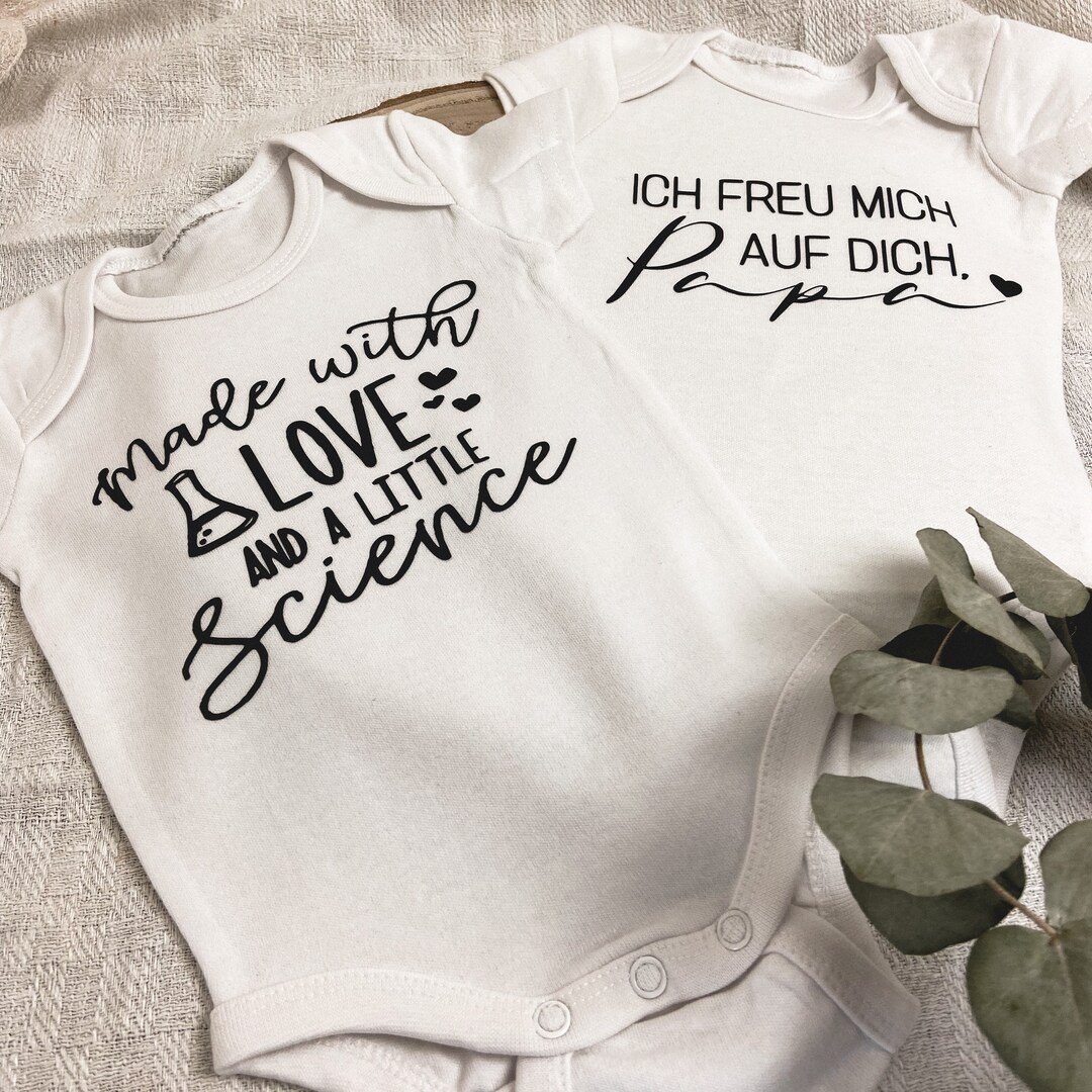 Personalisiert Baby Body Langarm - Bio-Baumwolle Mit Namen