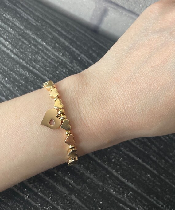 Bracelets Argent 925 Plaqué Or 18 Carats - Occasion