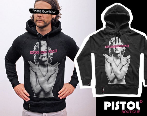 Marilyn Monroe Gun Unisex Hoodie Sweatshirt - Wild Bobby Pullover