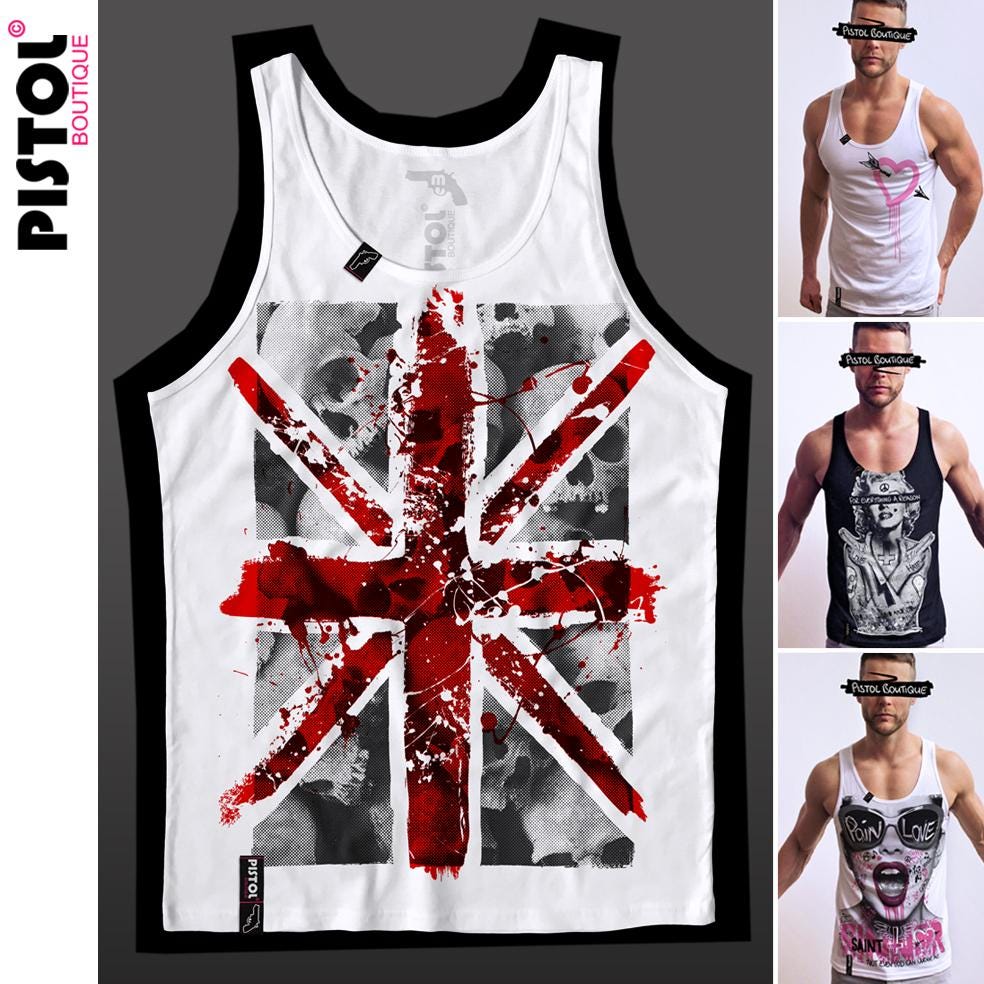 Tシャツ・カットソー [SCULPTOR] Union Jack Tank Ivory SC25S258IV Union Jack Baby Tee White – Sculptor
