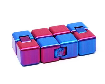 3-Color Infinity Cube Fidget Toy Desk Toy 3D Printed Very Satisfying