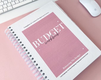 Budget Planner Workbook • 12 Months • Premium Hardback