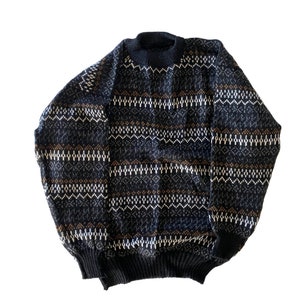 Alpaca Wool Sweater | Patterned | Hand-Made in Peru