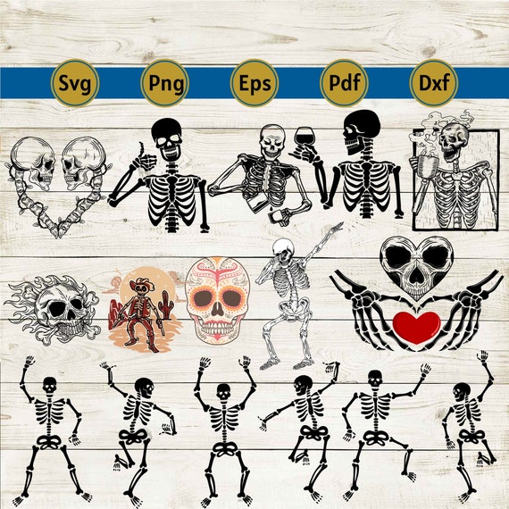 Dancing Skeleton Svg Skeleton Svg Halloween Svg Skull Svg - Etsy Australia