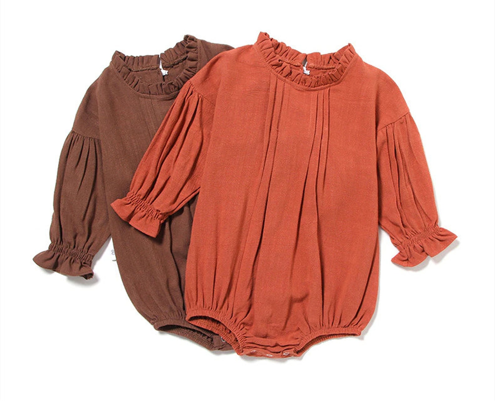 Baby Oversize Romper Long Sleeve Ruffles Romper Bodysuits Etsy