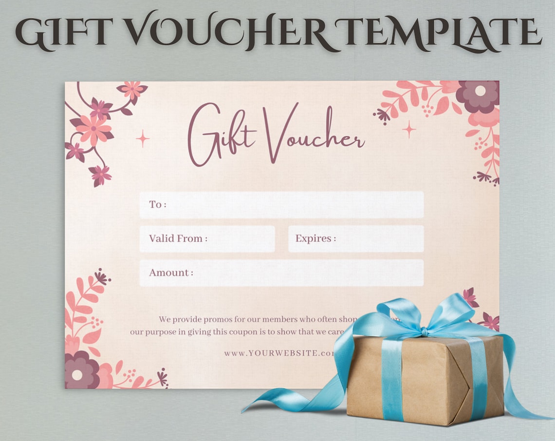 Editable Gift Voucher Template Gift Coupon Template Canva Etsy Canada Editable Gift Voucher Template Gift Coupon Template Canva Etsy Canada