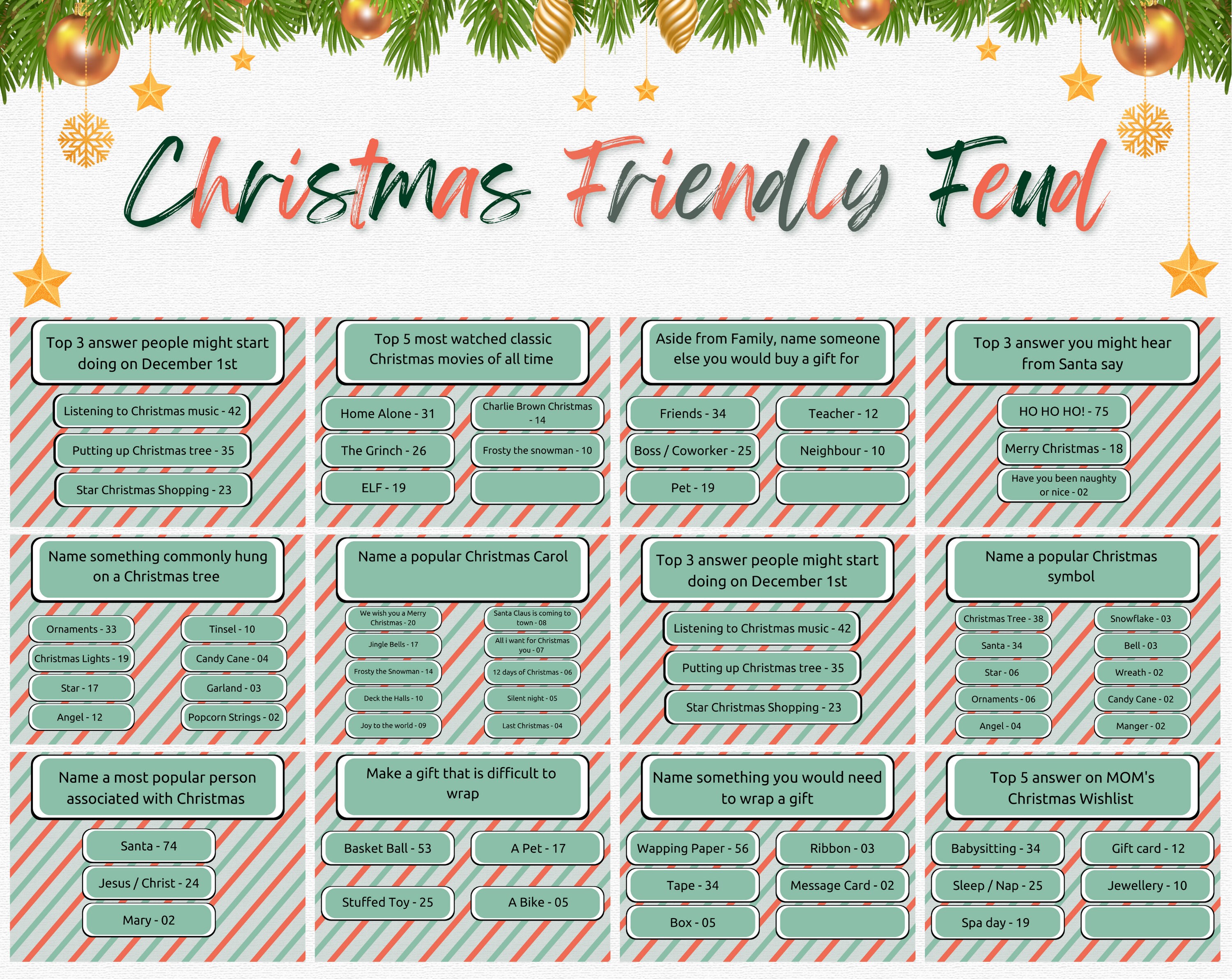 Family feud kids - Etsy.de