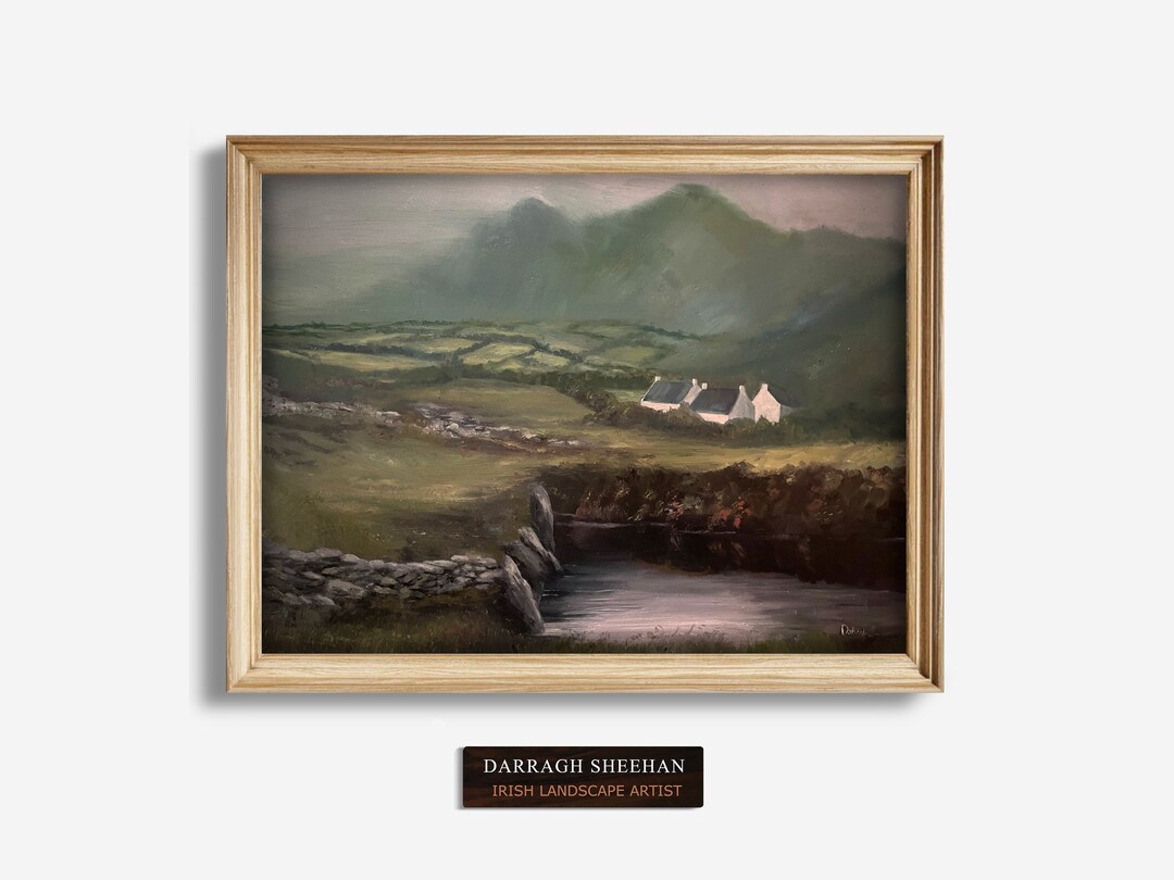 Connemara Irish Landscape Oil Painting Fine Art ORIGINAL Artist Darragh