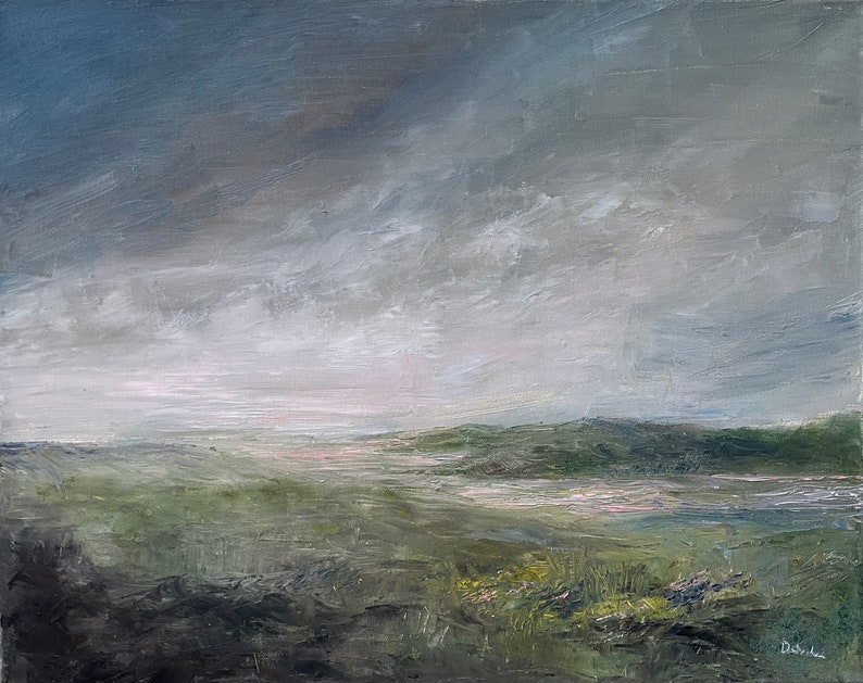 Irish Landscape Oil Painting Fine Art Print Signed Artist Etsy