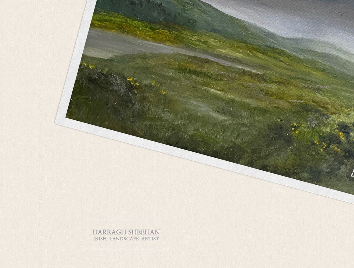 Irish Landscape Oil Painting Fine Art Print Signed Limited Etsy