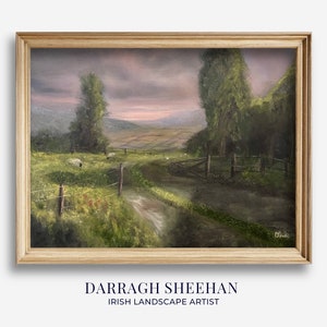 Irish Landscape Oil Painting Fine Art Print | Signed, Limited Edition | Artist Darragh Sheehan