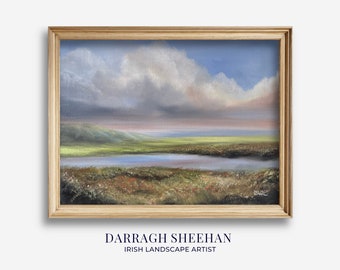 Impression artistique de peinture à l'huile de paysage irlandais | Signé, édition limitée | L'artiste Darragh Sheehan