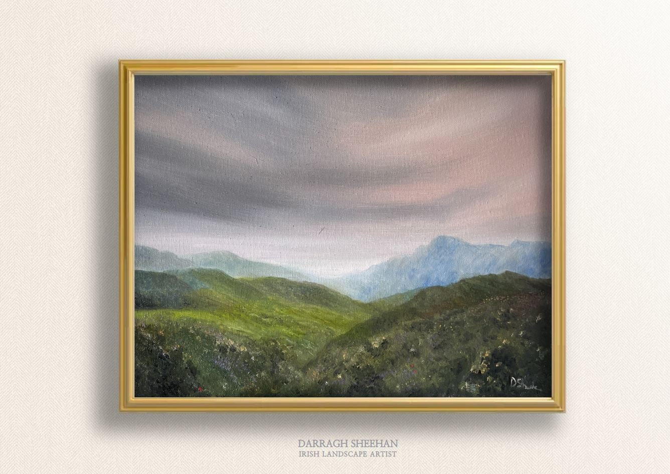 Irish Landscape Oil Painting Fine Art Print Signed Artist Etsy