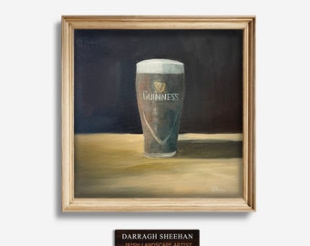 Guinness Print: Irish Still Life Oil Painting, Signed Limited Edition