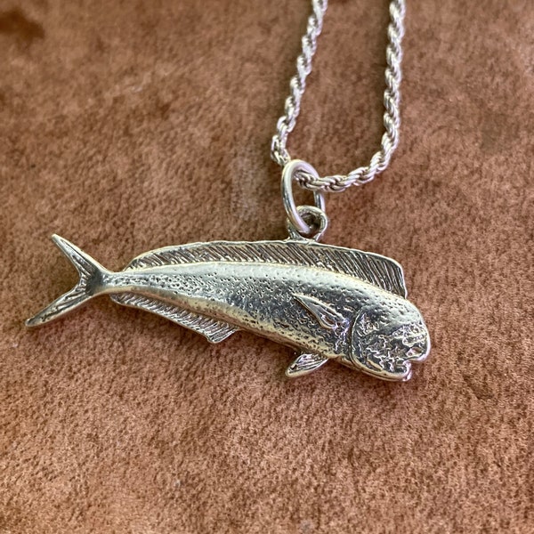 Mahi Mahi Pendant Sterling Silver