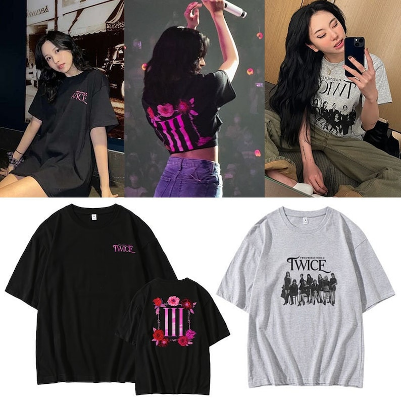 Twice 4th World Tour III Concert Tshirt Merchandise Shirt Etsy Canada