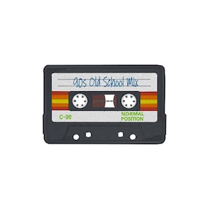 Cassette Tape Memories Iron-on Patch
