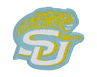 Southern University Jaguar  Iron-On Patch