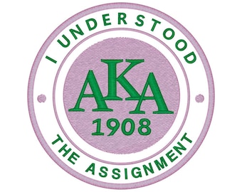 AKA Understood Assignment Patch - NO ADHESIVE