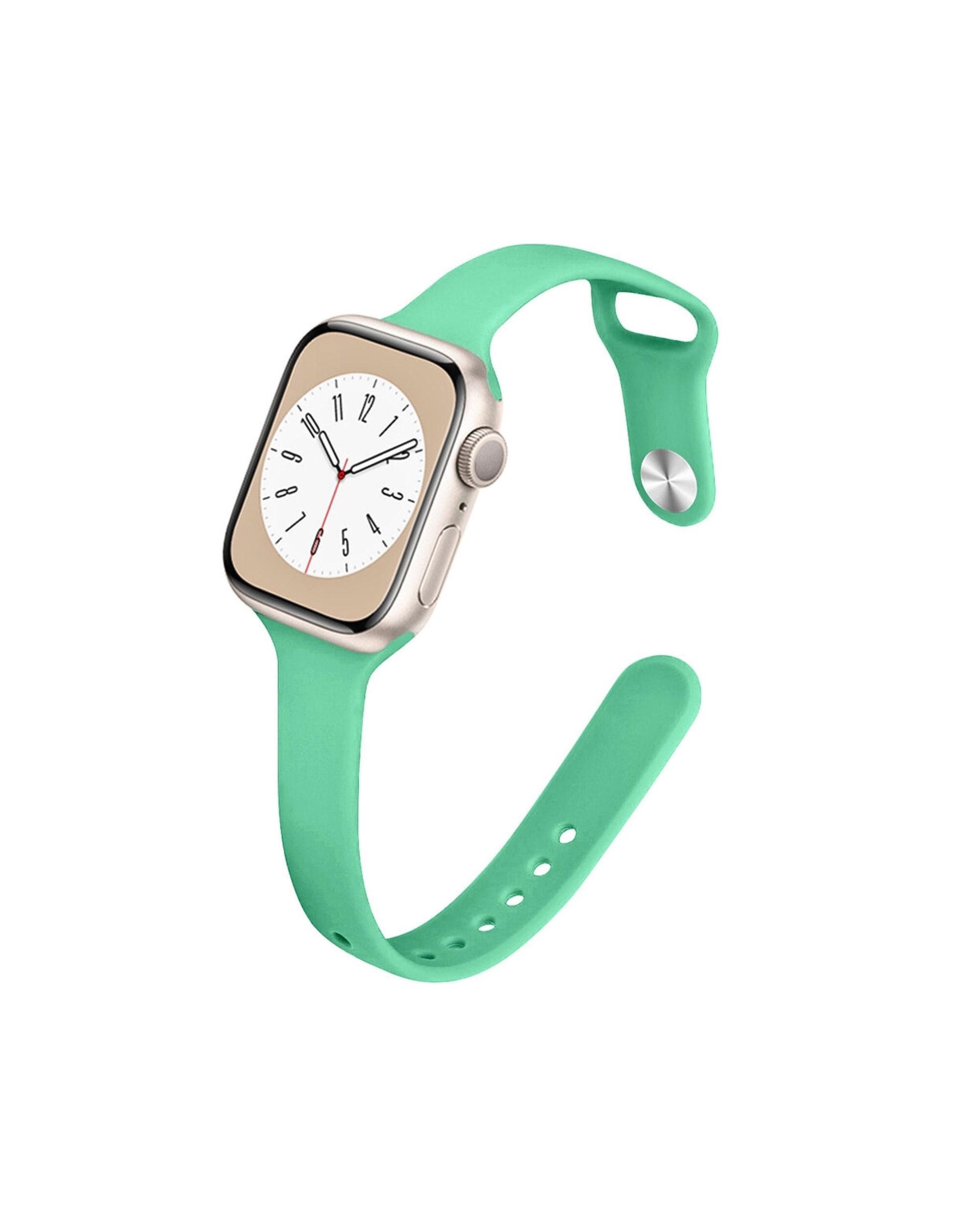Watch Bands Mint Green Apple Watch Aple AppleWatch Silicone 