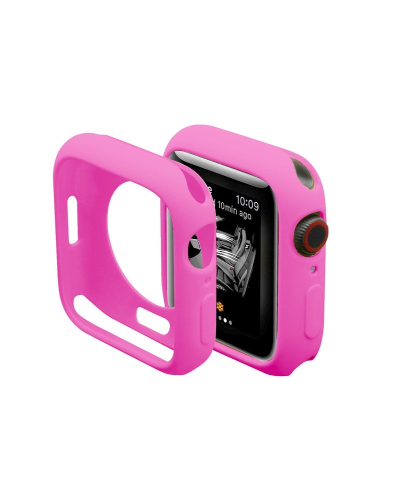 Silicone Apple Watch Case, for Apple Watch 7 45mm 6 SE 5 4 3 42MM 38MM