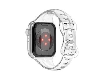 Transparent Apple Watch Strap for Series 7, 6, 5, 4, 3, SE