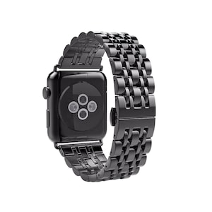 Stainless Steel Apple Watch Band for 7 6 SE 5 4 Series in 6 Variations