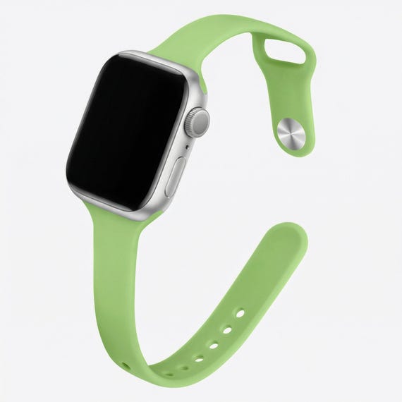 Apple Watch Slim Silicone Band for Women , 12 Colors