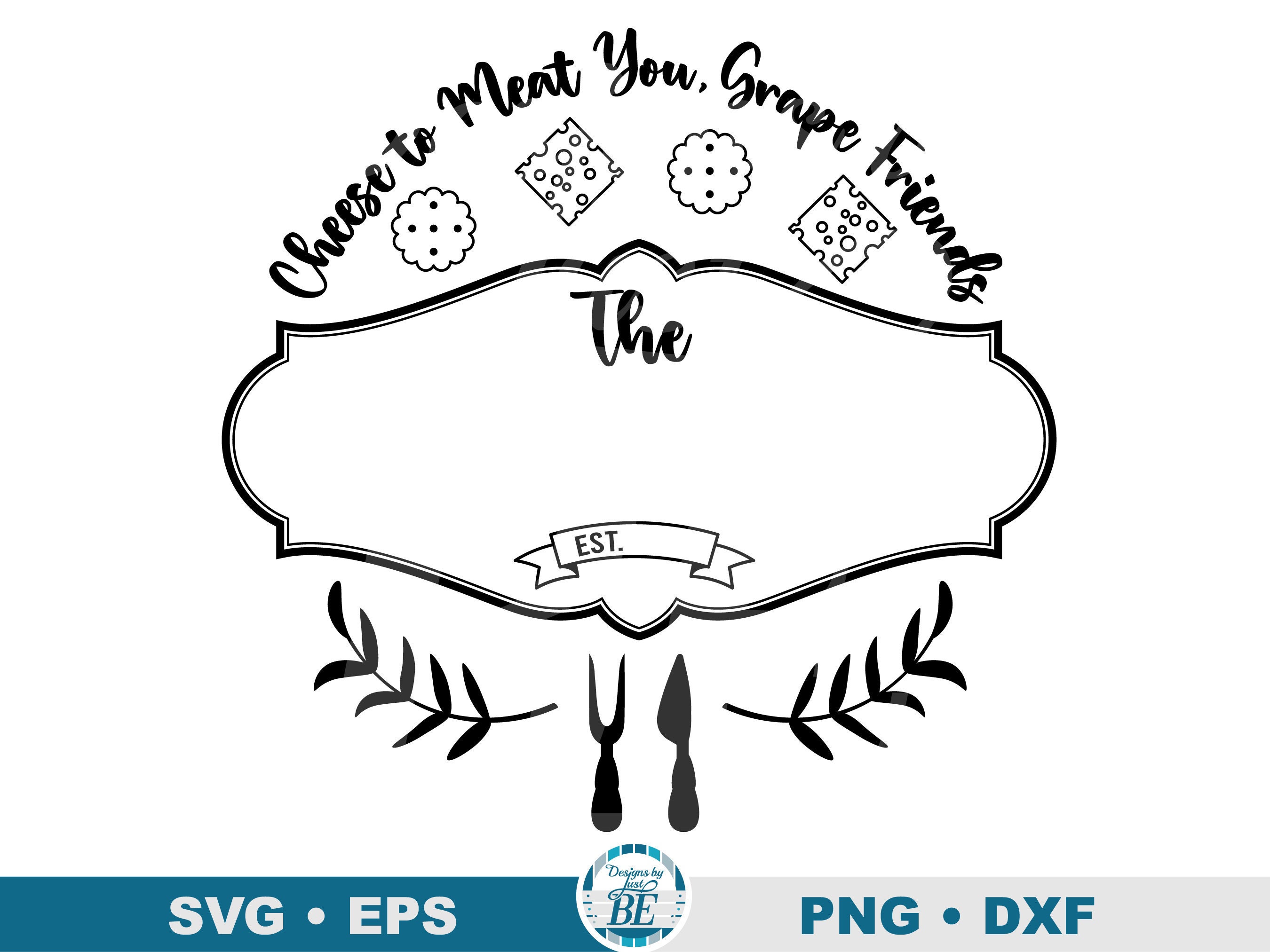 Charcuterie Board SVG Charcuterie SVG Custom Charcuterie Board SVG