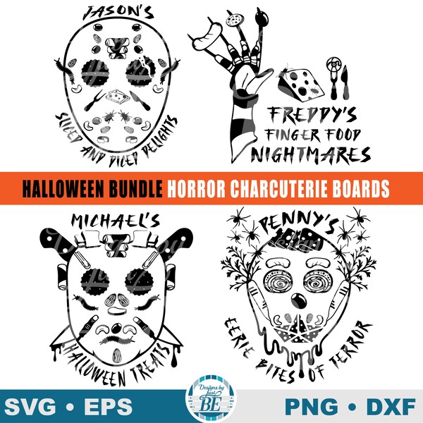 Horror Cutting Board Svg Etsy