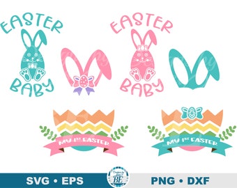 Pascua SVG • Conejito de Pascua SVG • Onesie de Pascua • Onesie de bebé • Peeps • Huevo de Pascua SVG • Regalo de bebé • Onesies para bebés • Huevos de Pascua