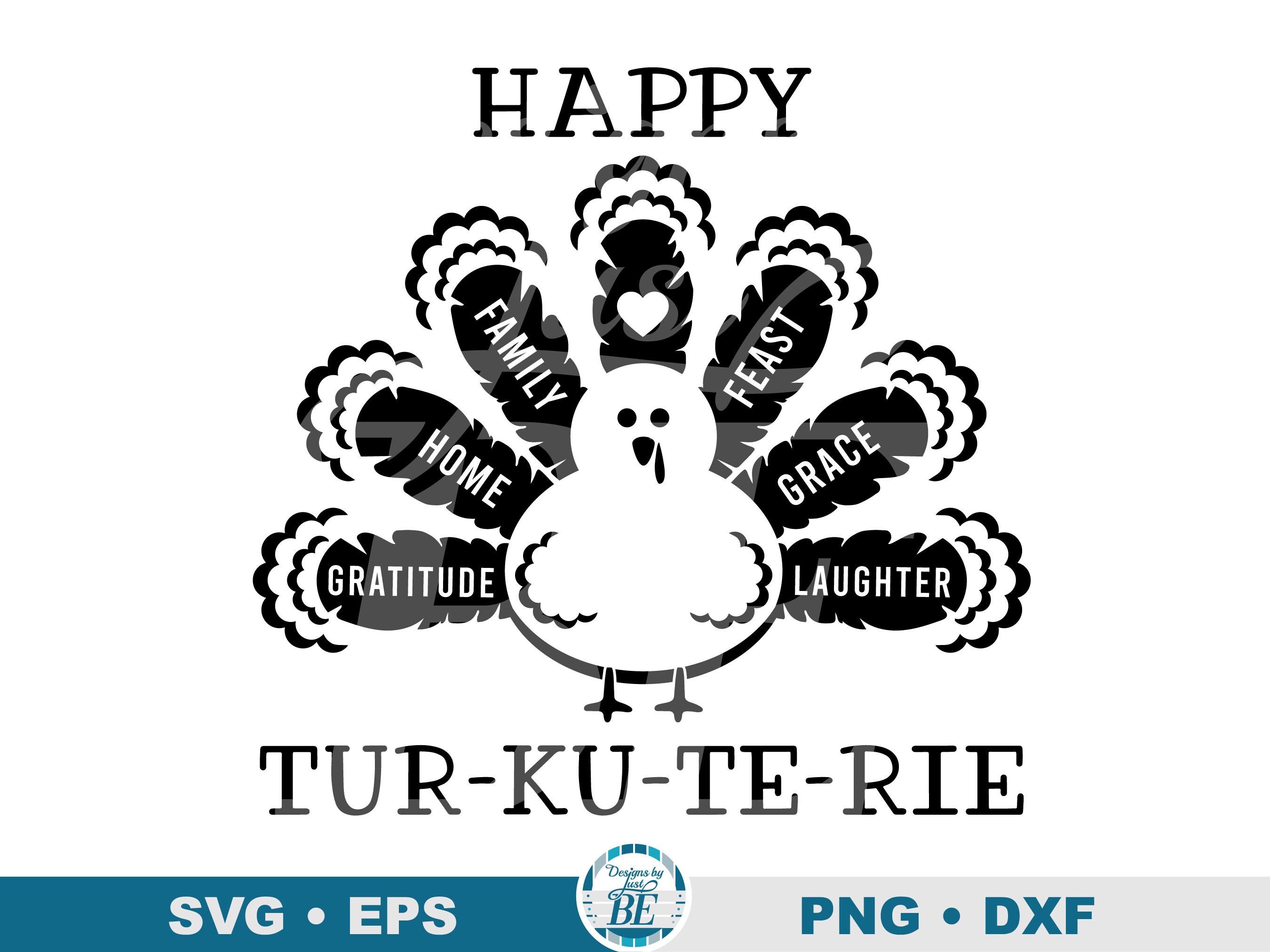 Thanksgiving Cutting Board SVG Turkey SVG Thanksgiving Day SVG