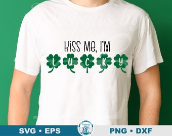 Mono de bebé con trébol de cuatro hojas de San Patricio (archivo digital)