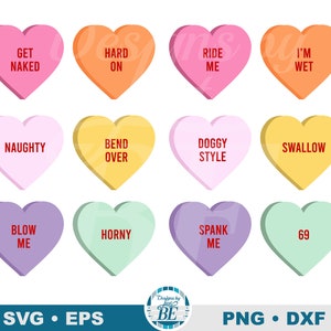 Provérbios de corações doces para adultos SVG • Conversas de corações doces para adultos SVG • Doces de coração para adultos SVG • Arquivo de corte digital