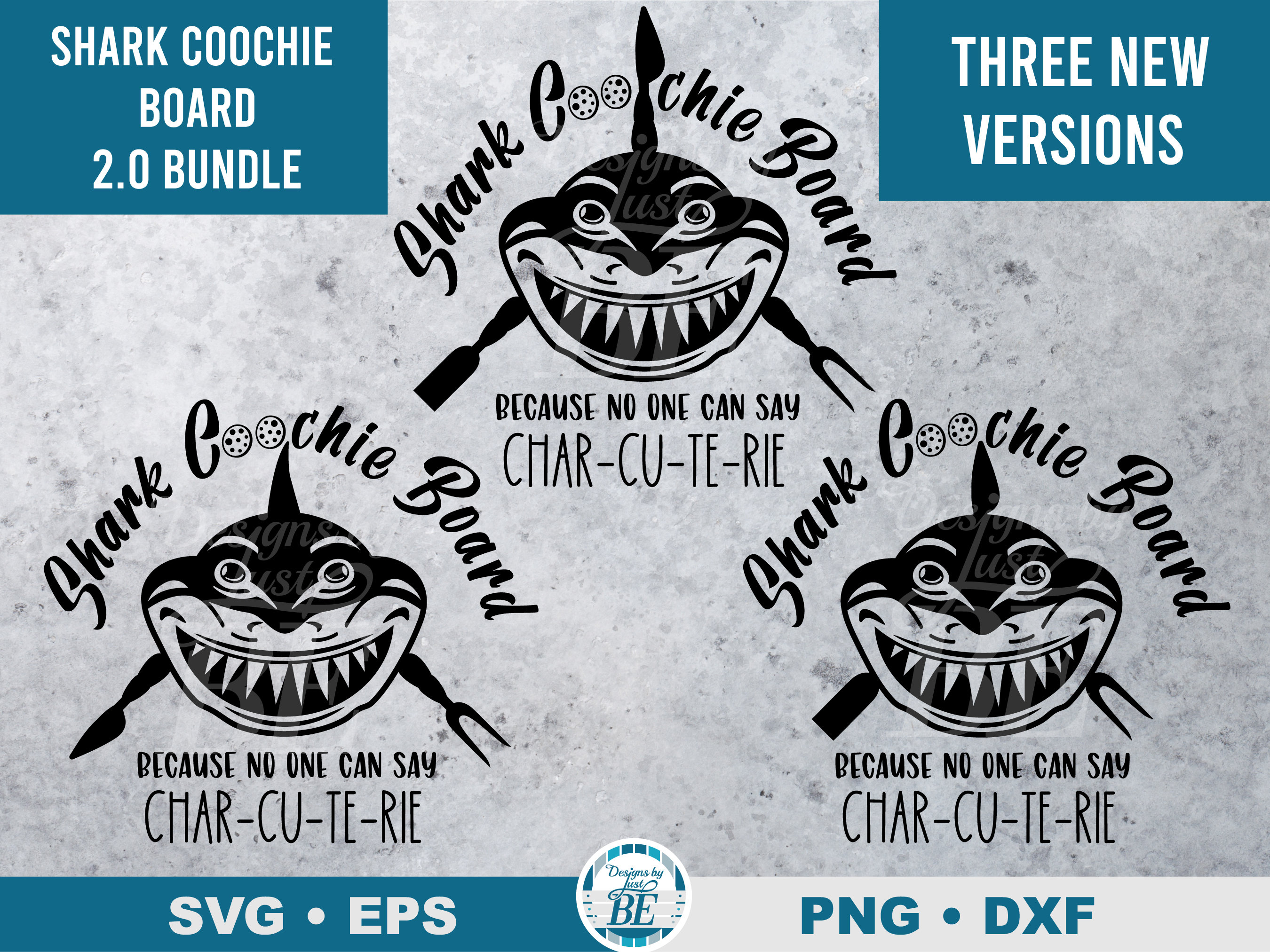 Shark Coochie Board SVG Charcuterie SVG Because No One Can - Etsy