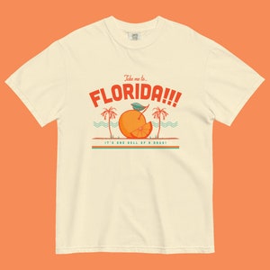 Florida Comfort Colors T-Shirt, buntes ästhetisches grafisches T-Shirt, Unisex Comfort Color T-Shirt Bild 2