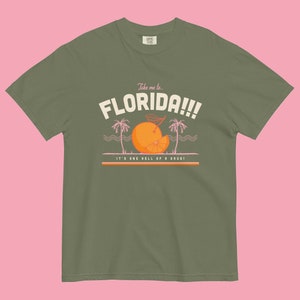 Florida Comfort Colors T-Shirt, buntes ästhetisches grafisches T-Shirt, Unisex Comfort Color T-Shirt Bild 3