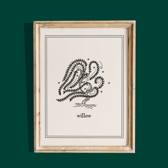 Evermore Willow Digital Art Print Tattoo Ticket Downloadable - Etsy Evermore Willow Digital Art Print Tattoo Ticket Downloadable - Etsy
