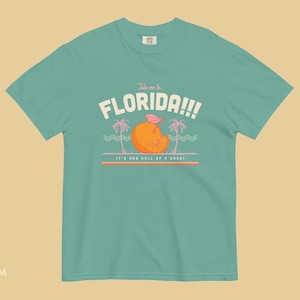 Florida Comfort Colors T-Shirt, buntes ästhetisches grafisches T-Shirt, Unisex Comfort Color T-Shirt Bild 4