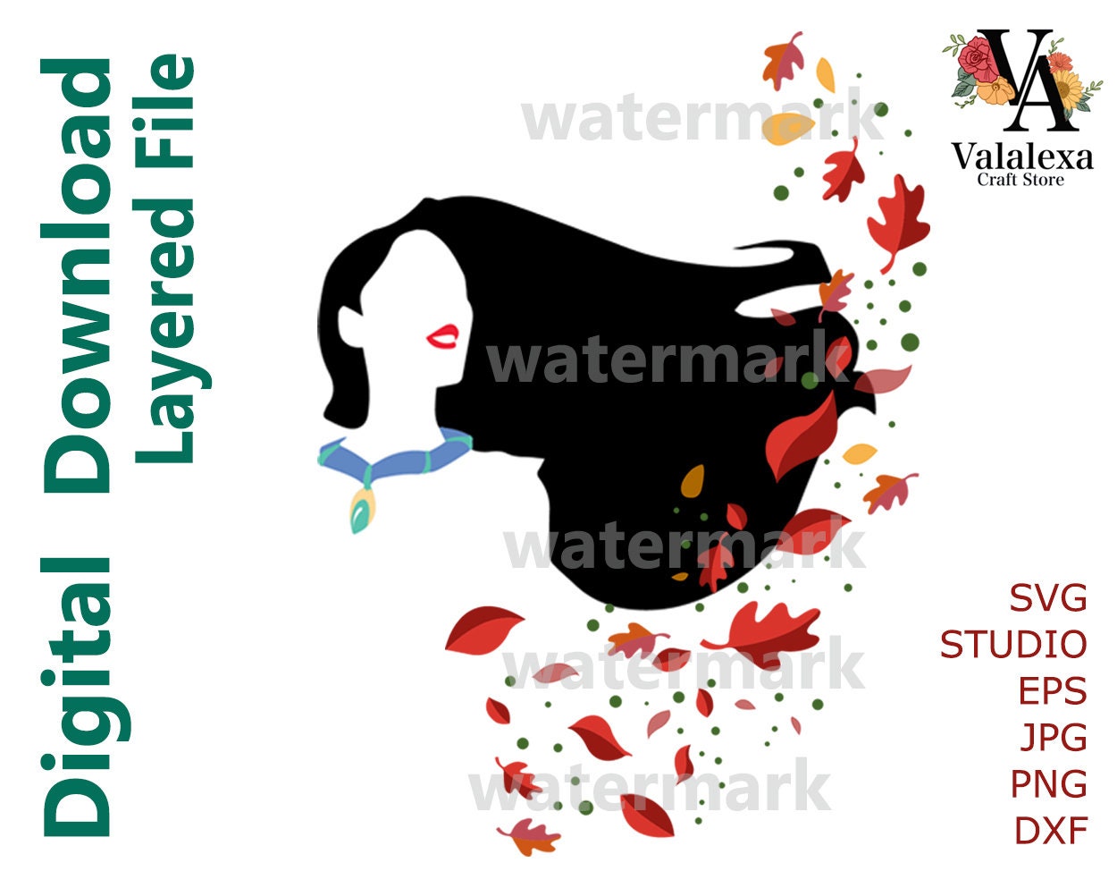 Pocahontas Leaves Svg,layered File, Pocahontas SVG, Leaves Svg, Pocahonta  Clipart, Starbucks Pocahonta Files,for Silhouette,pocahonta Leaves - Etsy