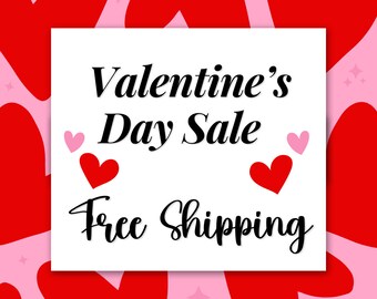 Valentine’s Day, valentines sale, hearts, sale