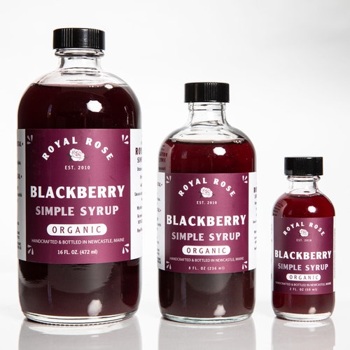 Raspberry Organic Simple Syrup Etsy