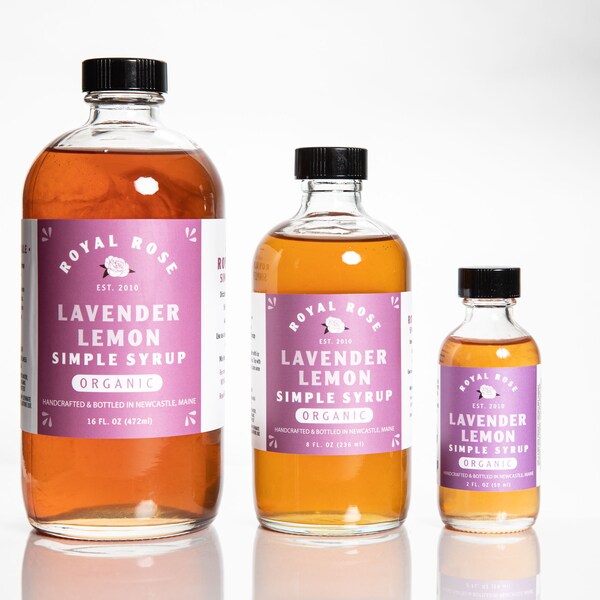 Lavender Syrup Etsy