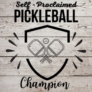 Lustiger Pickleball Champion SVG, Pickleball Cricut, Pickleballer Png, Pickleball Design, Pickleball Jpg, Pickleball Spieler, Pickle Ball Champion