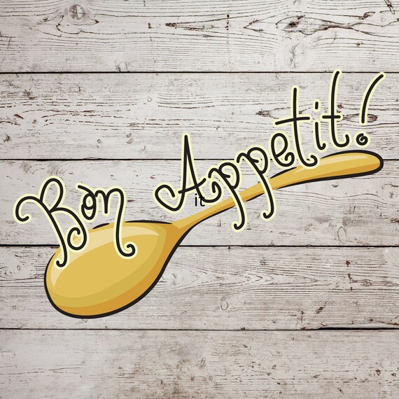Bon Appetit Svg Bon Appetit Png Bon Appetit Pdf Bond Etsy