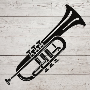 Trumpeteer Player Svg, Trumpeteer Png, Trumpet Player Jpg, Trumpet Cricut file, Trumpet Instrument Svg, Brass Music Instrument,  Trumpeteer