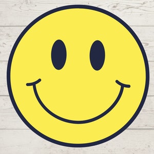 Smiley Face Svg, Png, Jpg, Pdf, Happy Face Svg, Png, Pdf, Jpg, Happy Face bundle, Happy face cricut, Happy face clip art image 1