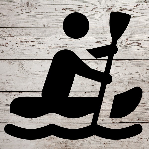 Canoe Svg, Kayak Silhouette Svg, Boating Svg, Kayak Cricut, Canoe Cricut, Kayak Jpg, Canoe Silhouette Png, Canoe Clipart, Canoeing Svg